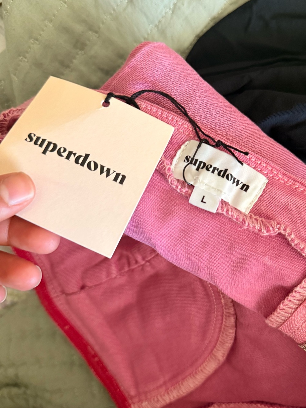 Superdown desa crop pink bustier top - Picture 7 of 7
